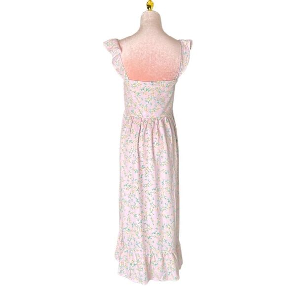 Sokee Collective Summer Flutter Dress in Lavender/Yellow Floral. Medium. NWT! - Picture 9 of 16